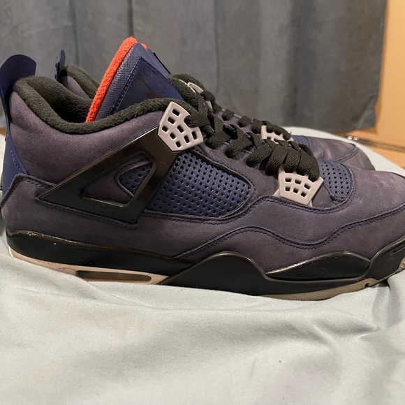 CQ9597-401 Jordan Retro 4 IV Winterized Loyal Blue Casual Shoes - Size 13 Mens - Picture 5 of 9